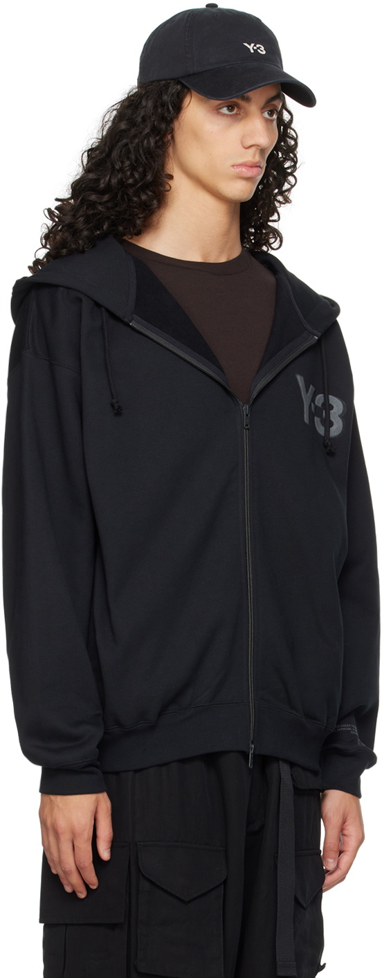 パーカー・フーディ Jil Sander Black Cotton Hoodie With Logo Print Jil Sander - Logo-Embroidered Cotton-Jersey Zip-Up Hoodie