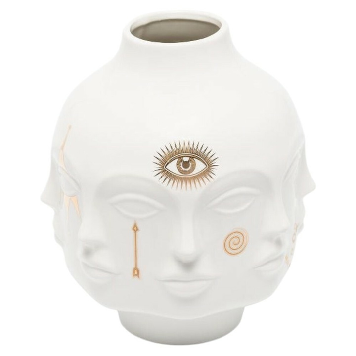Photo: Jonathan Adler White Gilded Dora Maar Vase