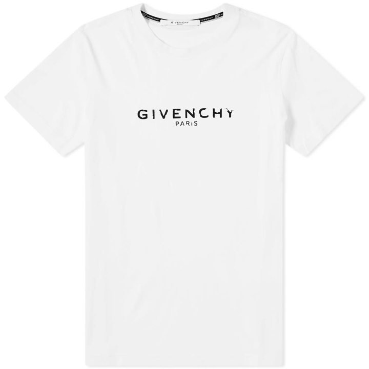 Photo: Givenchy Paris Logo Tee White