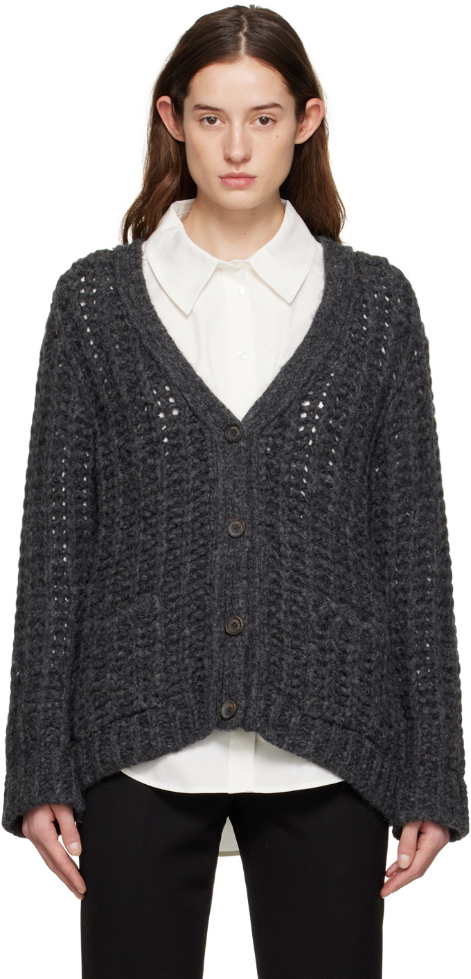 ANINE BING Gray Kurt Cardigan ANINE BING