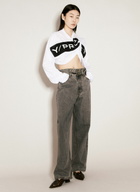 Y/Project Scrunched Logo Print T-Shirt