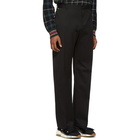 Versace Black Cotton Trousers