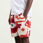 By Parra Men's Abstract Mountain Swim Shorts in Red