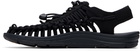 KEEN Black UNEEK Sandals