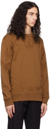 Burberry Brown Oak Leaf Sweatshirt