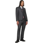 Thom Browne Gray Classic Twill Backstrap Trousers