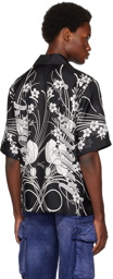 AMIRI Black Floral Shirt