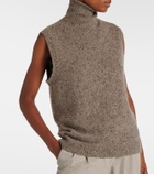 The Row Merilas cashmere turtleneck top