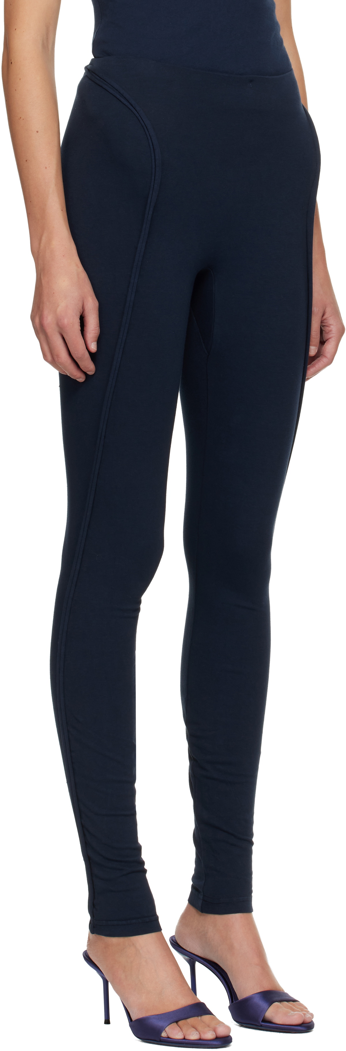 Ottolinger Navy Sculpted Hip Leggings