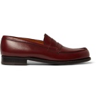 J.M. Weston - 180 The Moccasin Leather Loafers - Burgundy