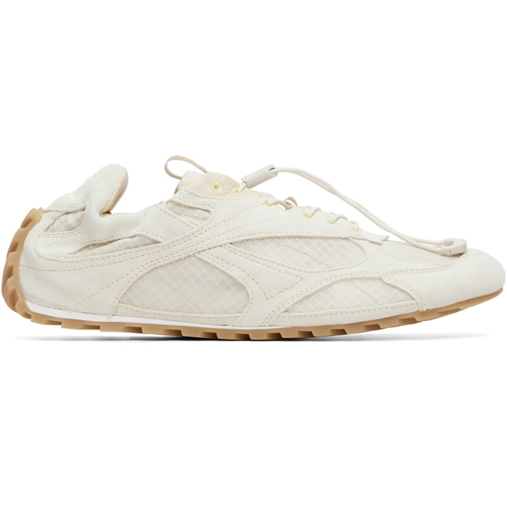 Photo: Bottega Veneta Off-White Orbit Flash Sneakers