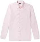 Raf Simons - Slim-Fit Logo-Embroidered Cotton Oxford Shirt - Pink