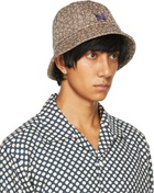 Needles Beige Leopard Jacquard Bucket Hat