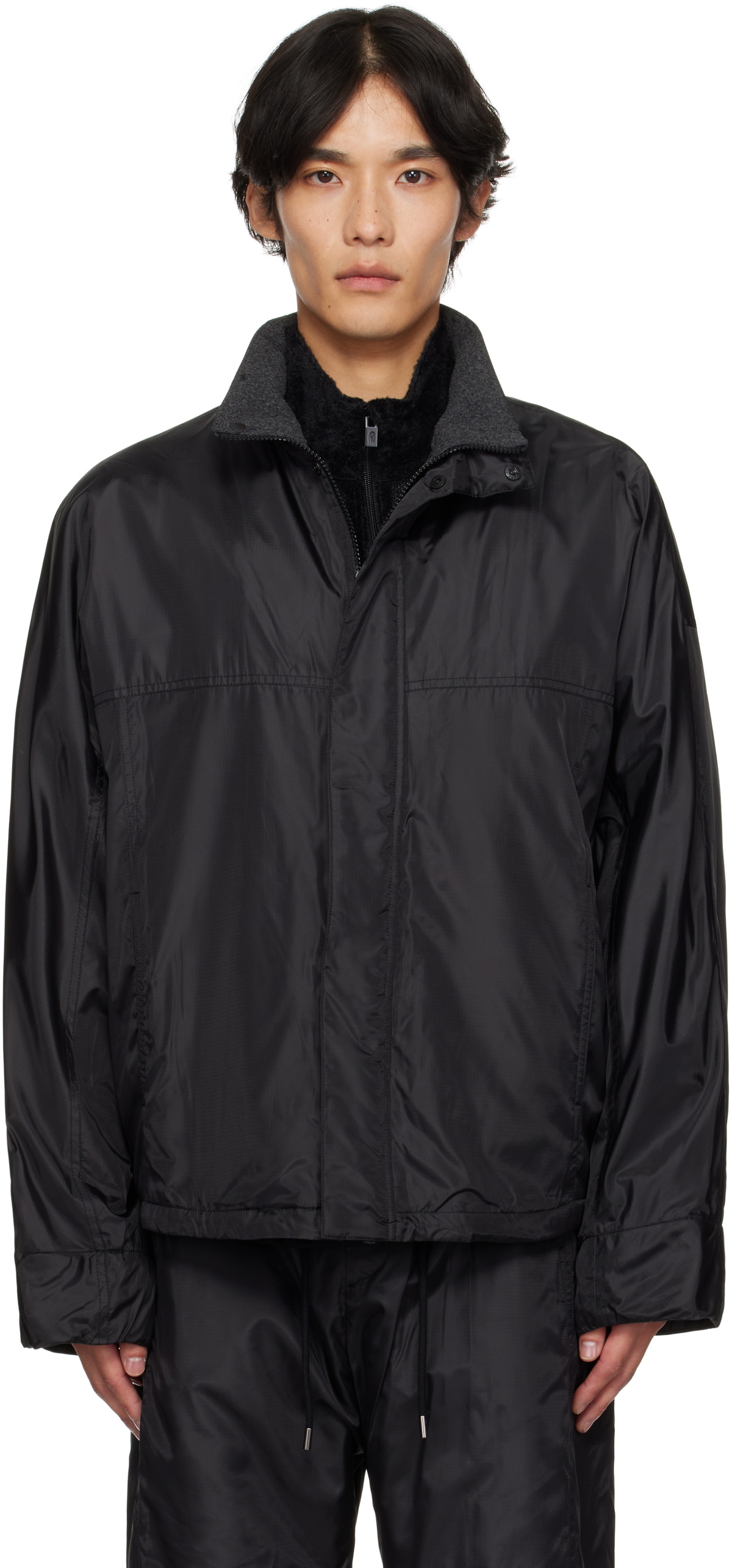 LE 17 SEPTEMBRE - Quilted Shell Hooded Down Jacket - Black