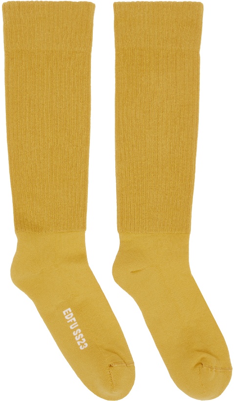 Photo: Rick Owens Yellow Thick Socks