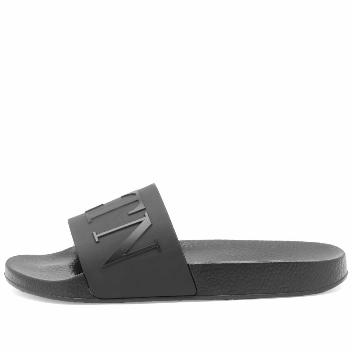 Valentino Men's VLTN Pool Slide in Black