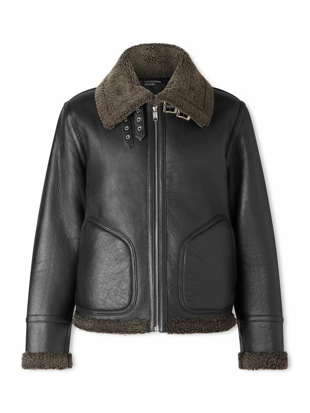 Photo: Enfants Riches Déprimés - Shearling Jacket - Black