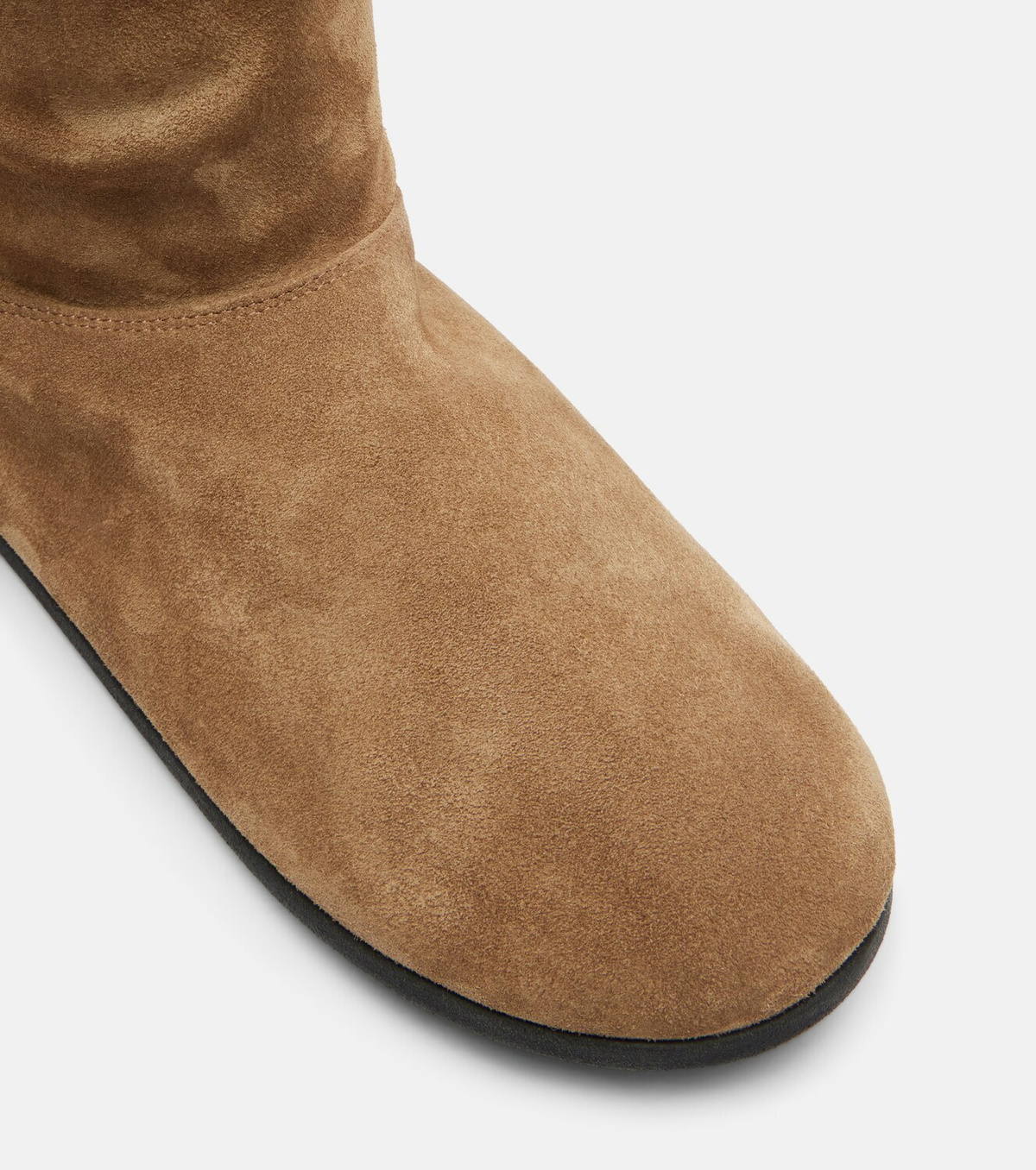 Christen Big Boot suede over-the-knee boots