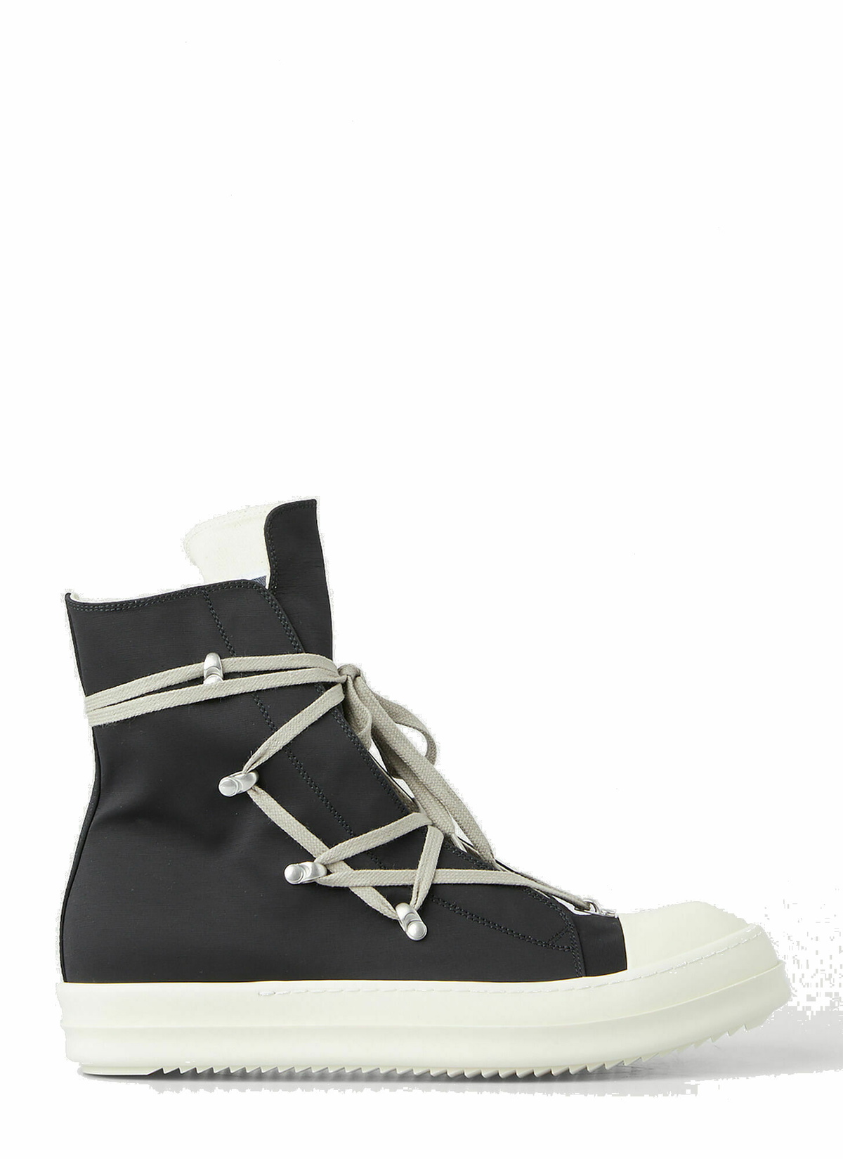 Scarpe Hexa High Top Sneakers in Black Rick Owens Drkshdw