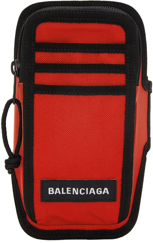 Photo: Balenciaga Explorer Arm Phone Holder Pouch