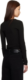 Citizens of Humanity Black Bina Crewneck T-shirt