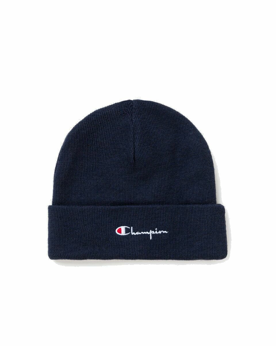 Photo: Champion Beanie Cap Blue - Mens - Beanies