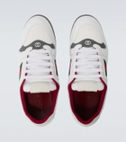 Gucci Screener leather-trimmed sneakers
