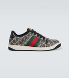 Gucci Screener GG leather-trimmed sneakers