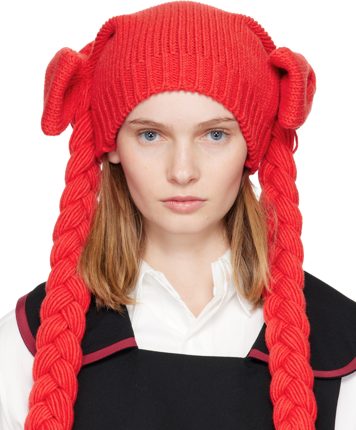 Comme des Garçons Girl Red Bow Beanie