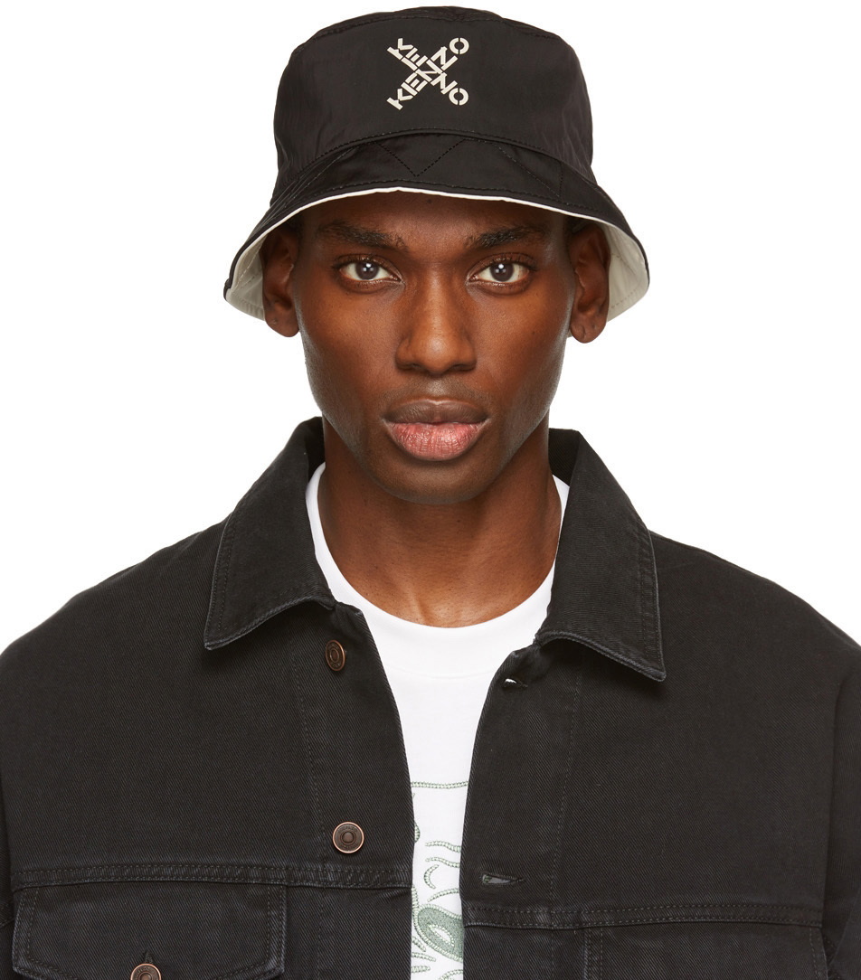 Kenzo Kids logo-embroidered Cotton Bucket Hat - Farfetch