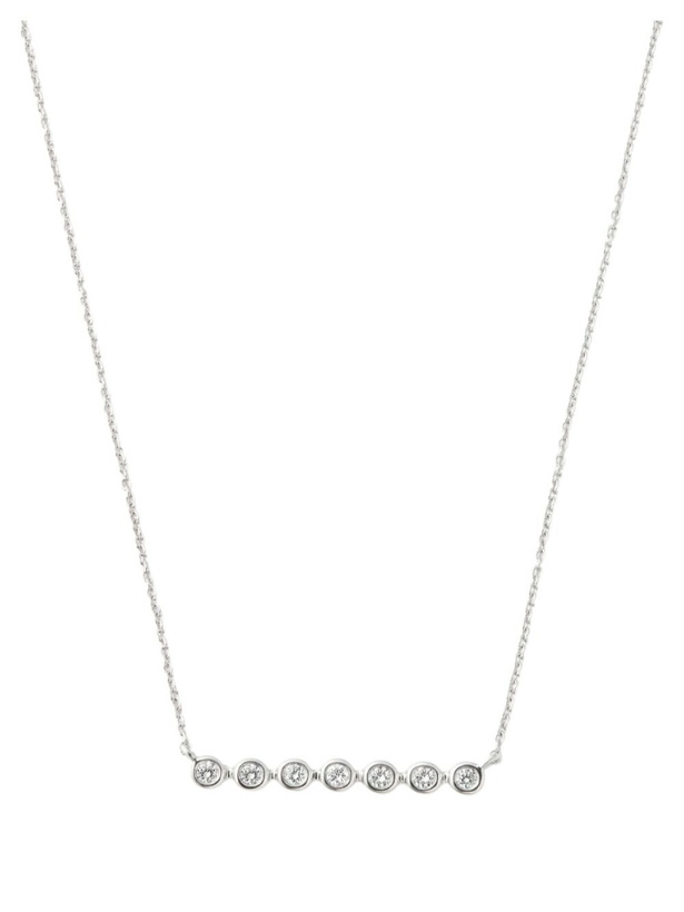 Photo: Dana Rebecca Designs 14K White Gold Lulu Jack Bar Diamond Necklace