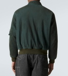 A.Presse Vintage silk and cotton bomber jacket