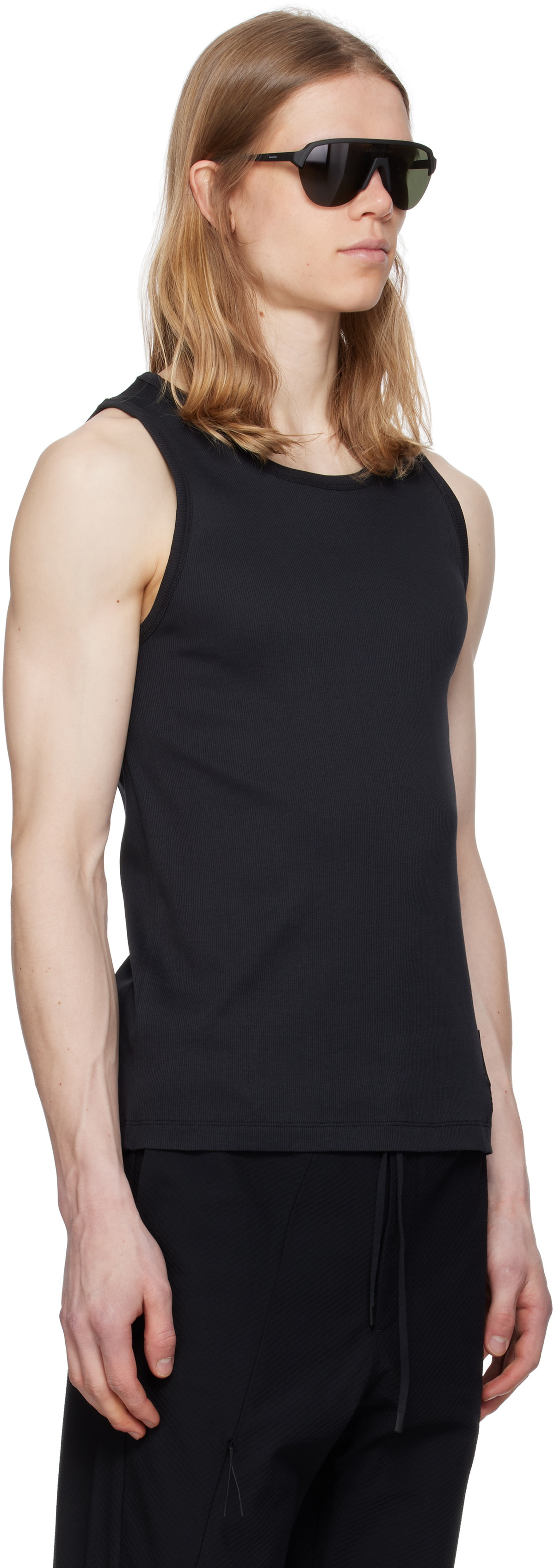 POST ARCHIVE FACTION (PAF) Black 8.0 Right Sleeveless Tank Top
