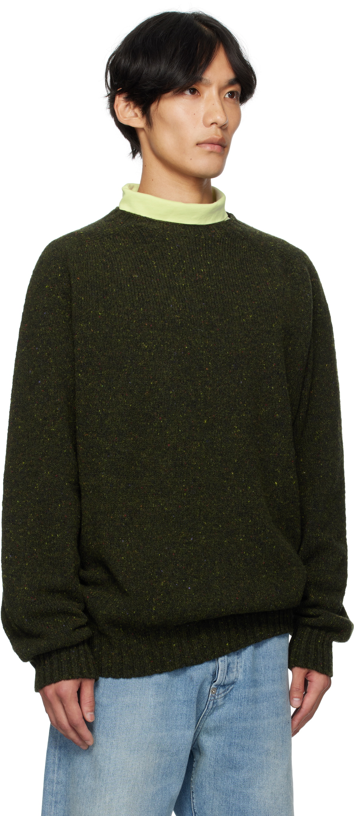 Bless Green N°80 Pearlpad Sweater