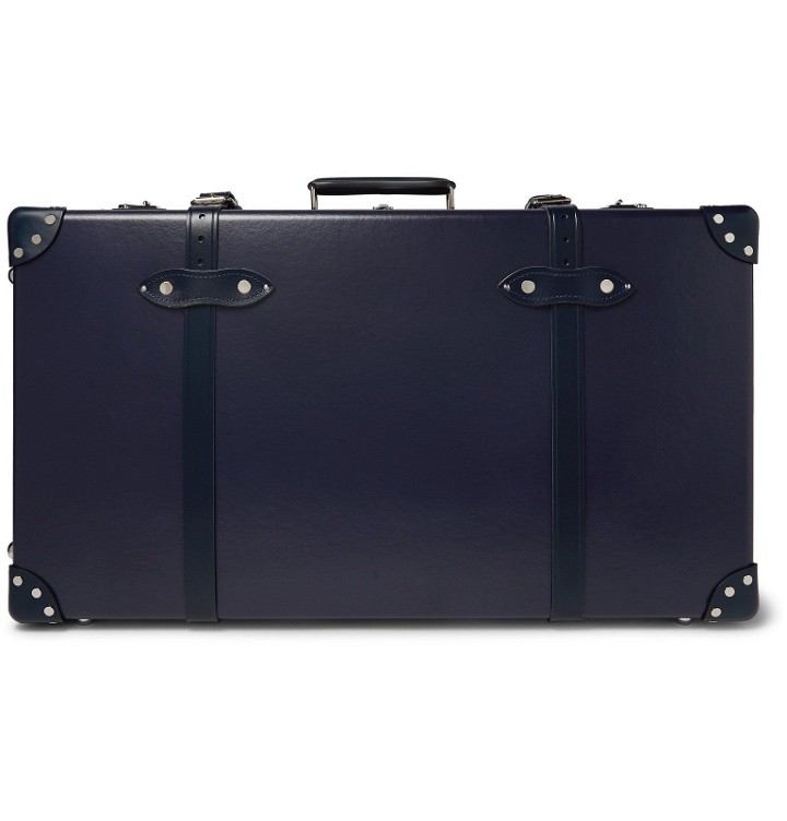 Photo: Globe-Trotter - 30" Leather-Trimmed Trolley Case - Blue