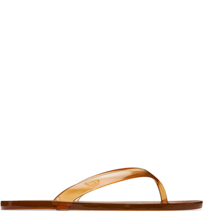 Photo: Ancient Greek Sandals Tan Jelly Flip-Flops