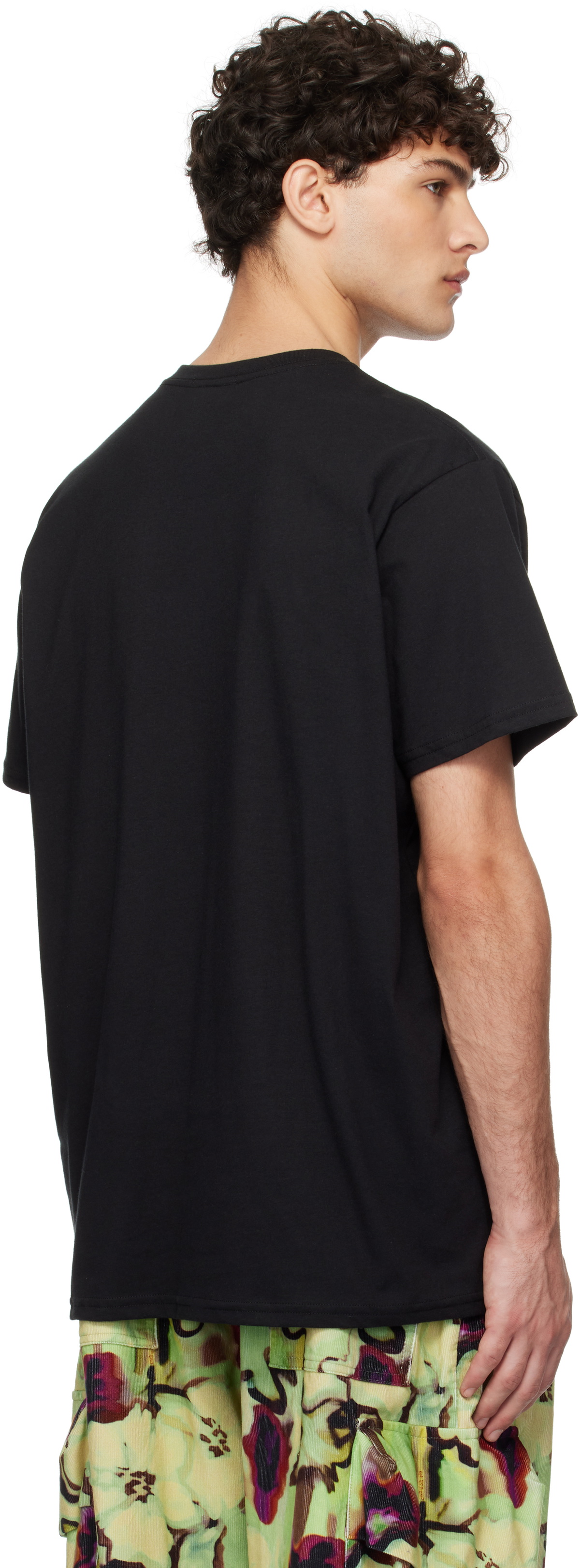 Collina Strada Black Printed T-shirt