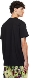Collina Strada Black Printed T-shirt