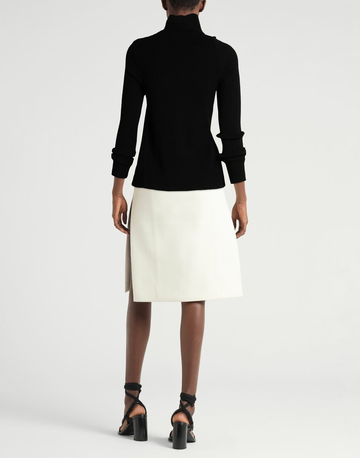 Courrèges Womens Turtleneck in Black