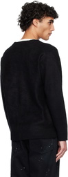 Neighborhood Black Mohair Cardigan