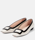 Roger Vivier Belle Vivier patent leather ballet flats