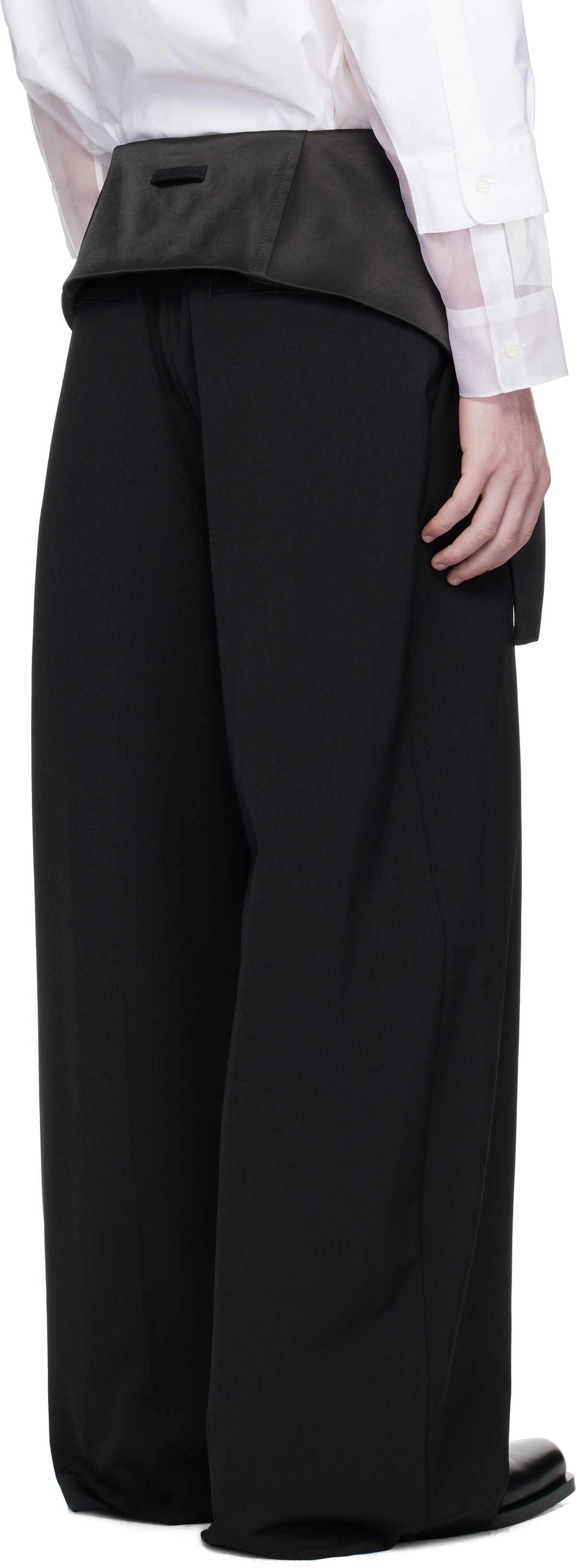 Jean Paul Gaultier Black 'The Bodysuit' Suit Trousers