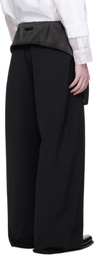 Jean Paul Gaultier Black 'The Bodysuit' Suit Trousers