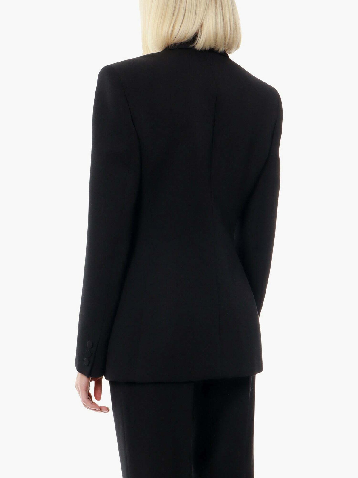 ジャケット VALENTINO FW24 Black wool blazer (5B3CE3R088J 0NO) VALENTINO Black Wool Three Button Single Breasted Blazer