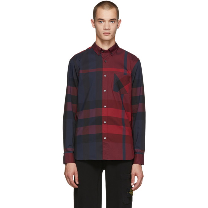Photo: Burberry Red and Blue Thornaby Check Shirt