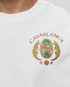 Casablanca Joyaux D'afrique Tennis Club Printed T Shirt White - Mens - Shortsleeves