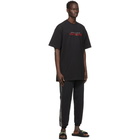 VETEMENTS Black Keeping Up With The Gvasalias T-Shirt