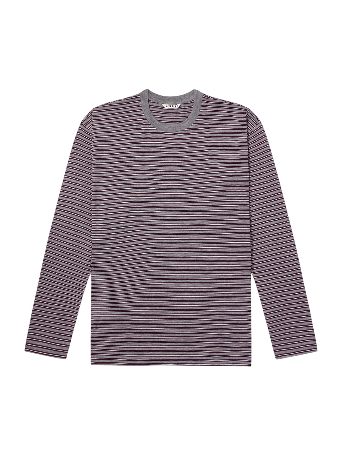 AURALEE Gray Heavyweight T-Shirt Auralee