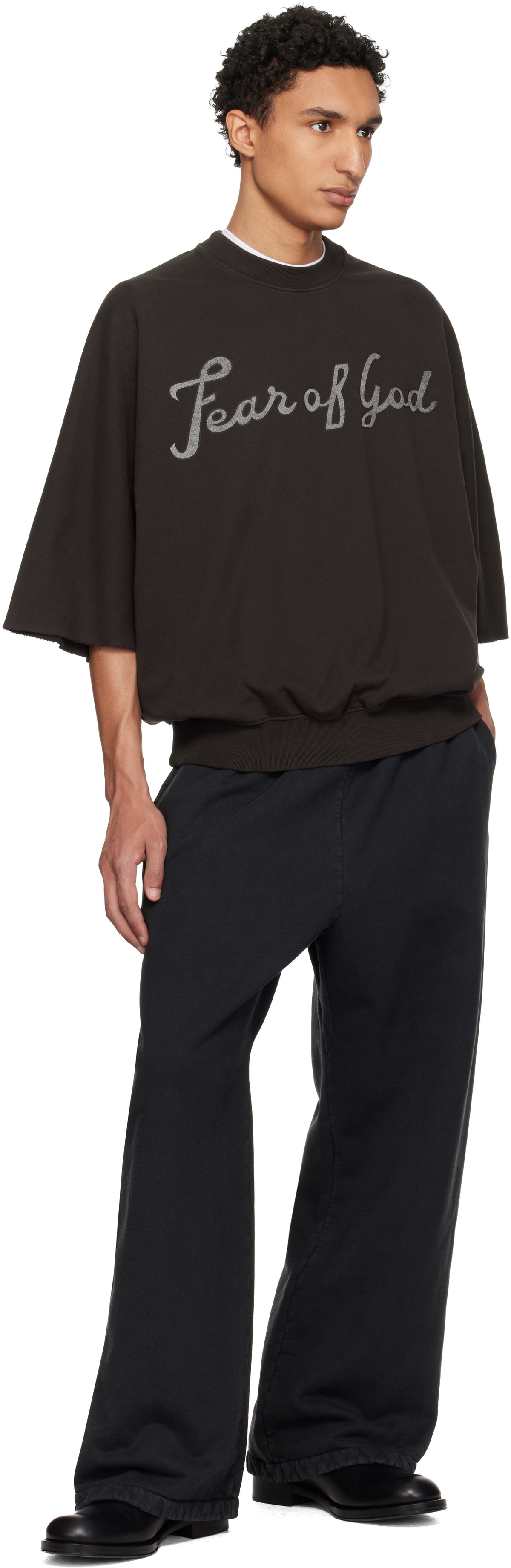 Fear of God Brown '43' Cut Sleeve Sweatshirt