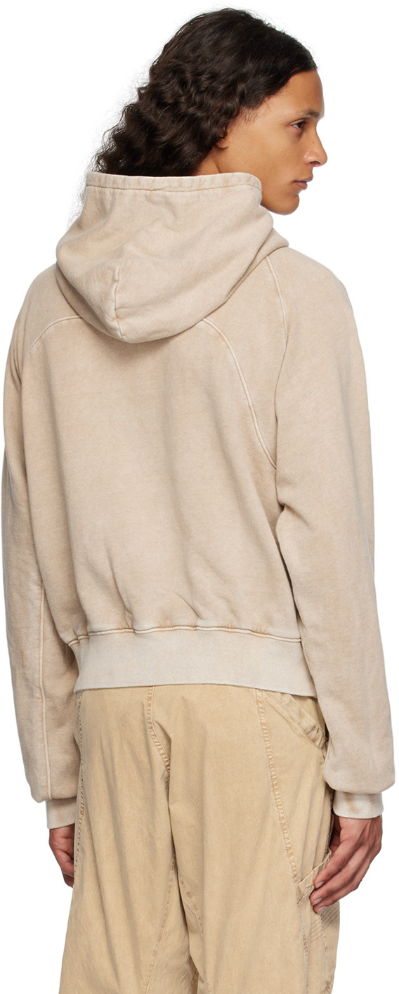 Hyein Seo Beige Button Hoodie Hyein Seo
